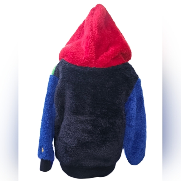 Polo Ralph Lauren Toddler Boys Logo Teddy Fleece Hoodie 3T NWT - Picture 7 of 9